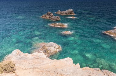 San Javier yakınındaki Akdeniz deniz manzarası