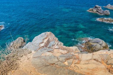 San Javier yakınındaki Akdeniz deniz manzarası