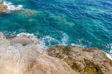 San Javier yakınındaki Akdeniz deniz manzarası