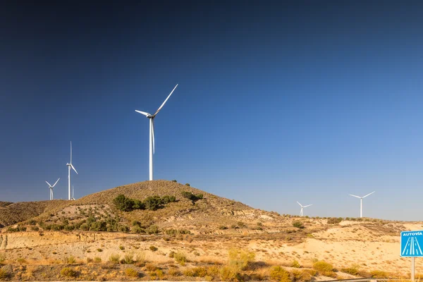 Turbinas eólicas en España — Foto de Stock