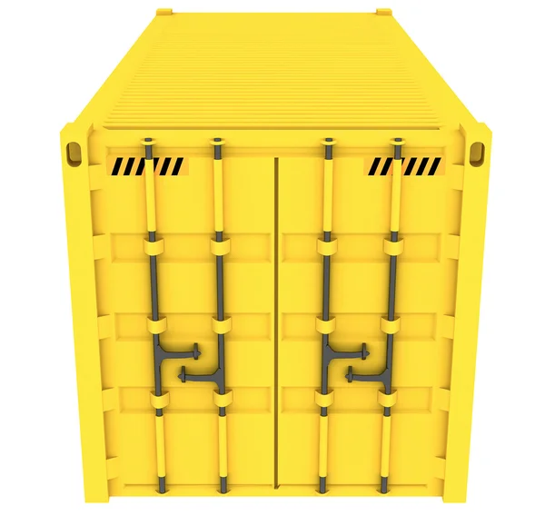 Ilustración de contenedores de carga aislados en blanco —  Fotos de Stock
