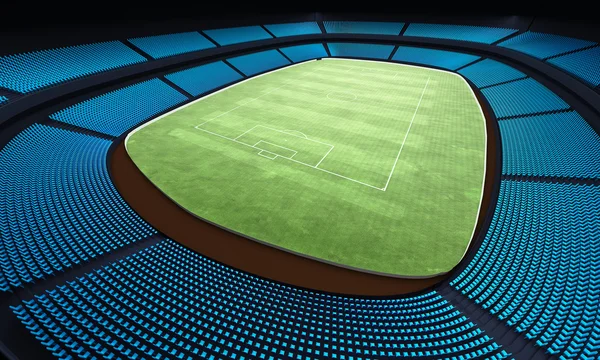 Illustration 3D d'un stade de football — Photo