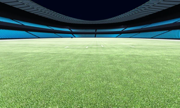 Illustrazione 3D di uno stadio di calcio — Foto Stock