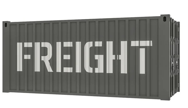 3D Illustration of Cargo containers isolated on white — Stock Photo, Image