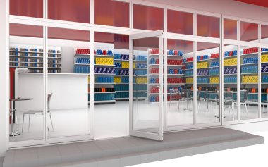 Cafe 24 saatlik deposuyla çizimi