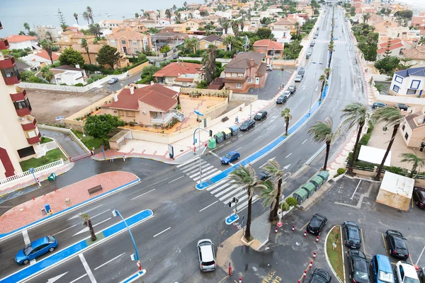 San Javier La Manga, Hiszpania - września 2015: Widok z góry miasta — Zdjęcie stockowe