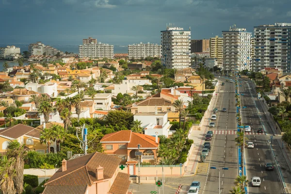 San Javier La Manga, Spagna - SETTEMBRE 2015: Vista città dall'alto — Foto Stock