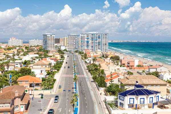 San Javier La Manga, Spagna - SETTEMBRE 2015: Vista città dall'alto — Foto Stock