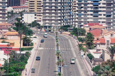 San Javier La Manga, İspanya - Eylül 2015: Şehir Üstten Görünüm