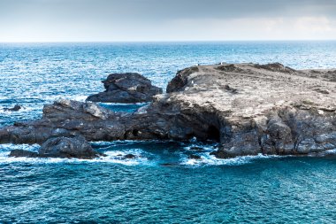 San Javier yakınındaki Akdeniz deniz manzarası