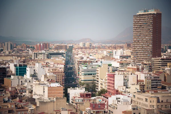 Alicante, Espanha - SETEMBRO 2015: Vista da cidade — Fotografia de Stock