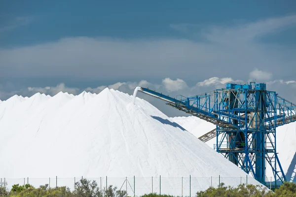 Sea salt production and storage — Stock Photo, Image