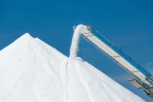 Producción y almacenamiento de sal marina — Foto de Stock