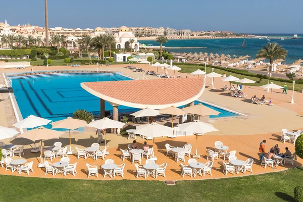 Hurghada, Egipt - lutego 2015: Pięciogwiazdkowe Old Palace Hotel — Zdjęcie stockowe