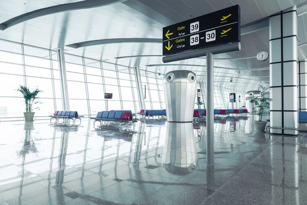Aeropuerto moderno Salir Lounge — Foto de Stock