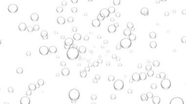 Ortasında bir sürü hava kabarcığı uçuşuyor.