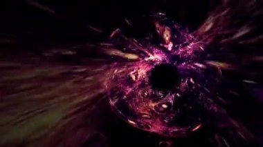 Siyah arkaplanda soyut bir video