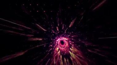 Siyah arkaplanda soyut bir video