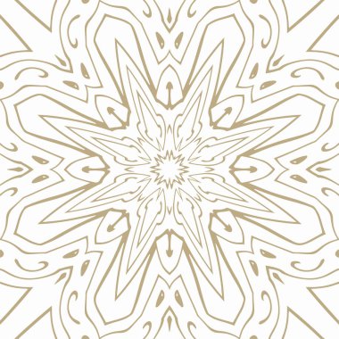 Doğulu Kusursuz Vektör Deseni - Tekstil, ambalaj kağıdı, moda için tekrarlayan süs.