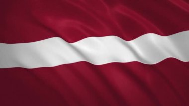 - Letonya. Sallanan Bayrak Video Arkaplanı