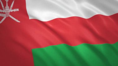 Umman. Sallanan Bayrak Video Arkaplanı