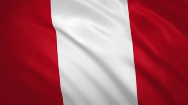 Peru . Sallanan Bayrak Video Arkaplanı