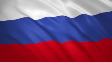 - Rusya. Sallanan Bayrak Video Arkaplanı