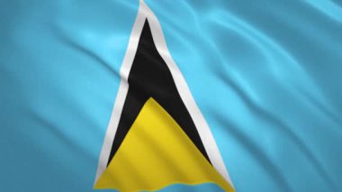 Aziz Lucia. Sallanan Bayrak Arkaplanı