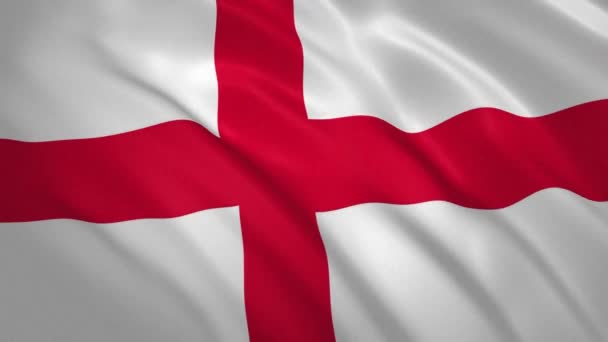 イングランド- Waving Flag Video Background — ストック動画