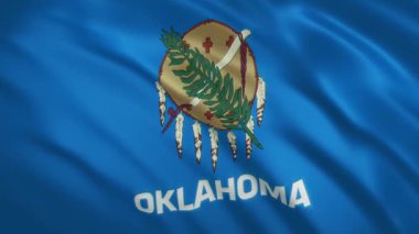 Oklahoma - Sallanan Bayrak Arkaplanı