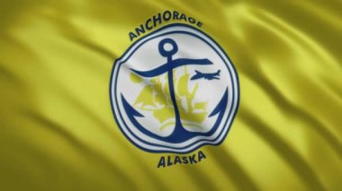 Anchorage - Sallanan Bayrak Arkaplanı