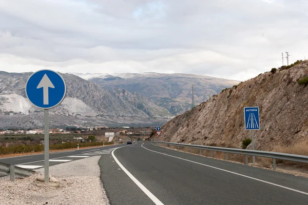 Autostrade di montagna — Foto Stock