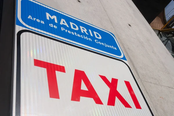 Señal de taxi — Foto de Stock