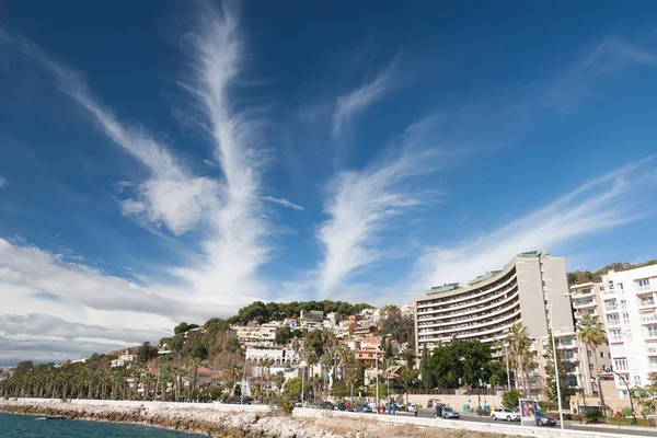 Malaga, kıyı şeridi — Stok fotoğraf