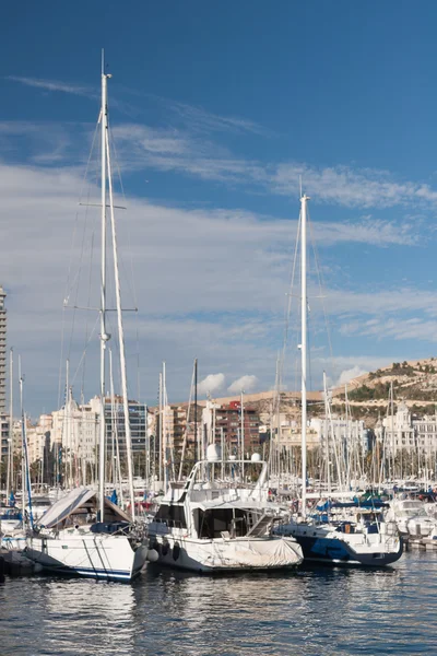 Hamnen i alicante, Spanien — Stockfoto