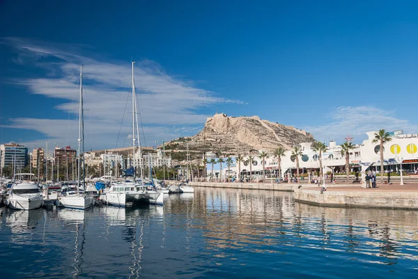 Port w alicante, Hiszpania — Zdjęcie stockowe