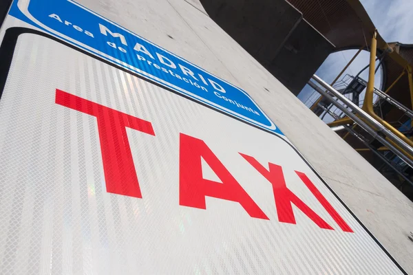 Señal de taxi — Foto de Stock