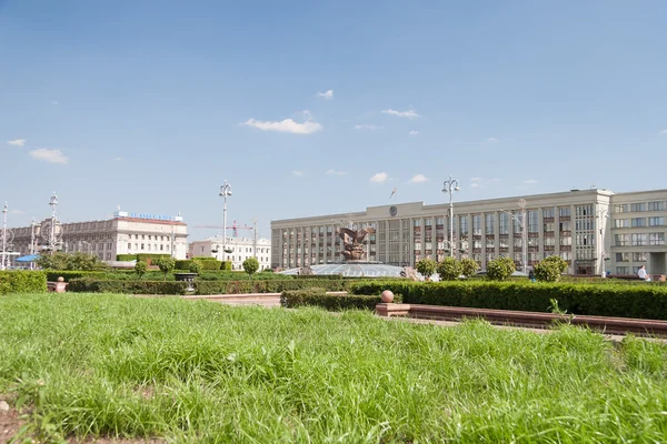 Praça da Independência, Minsk — Fotografia de Stock
