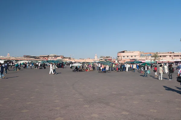 Πλατεία Jemaa el-πλατεία Fnaa — Φωτογραφία Αρχείου