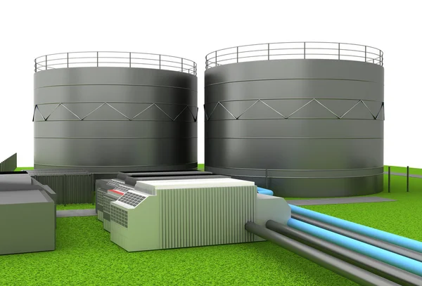 Oil tanks — Stock Photo, Image