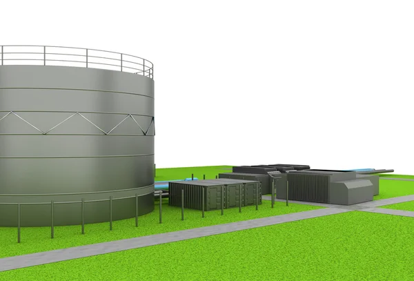 Oil tanks — Stock Photo, Image