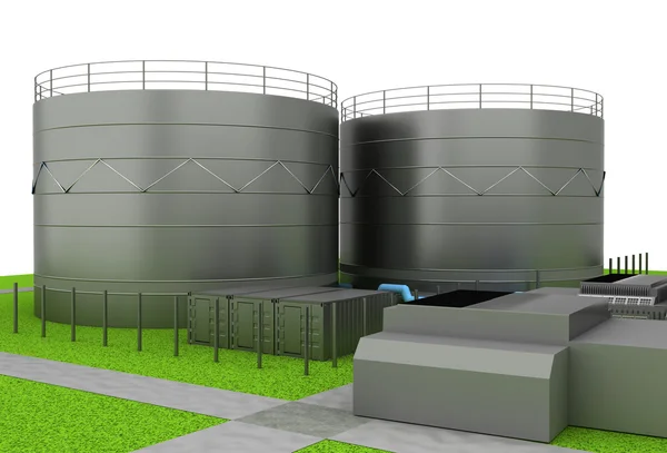 Oil tanks — Stock Photo, Image