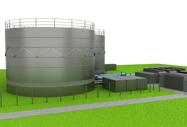 Oil tanks — Stock Photo, Image