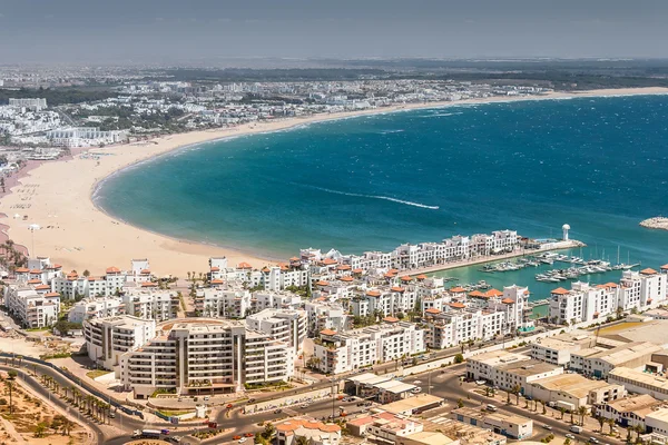 Uitzicht op de stad van agadir, Marokko — Stockfoto