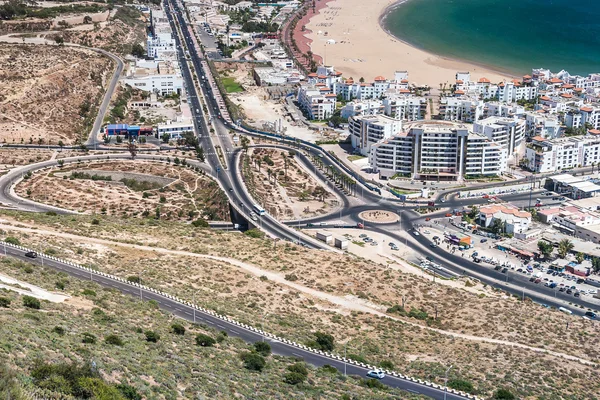 Uitzicht op de stad van agadir, Marokko — Stockfoto