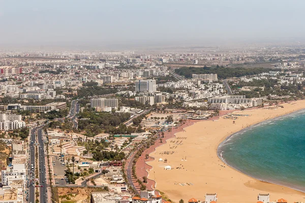 Vue sur la ville d'Agadir, Maroc — Photo