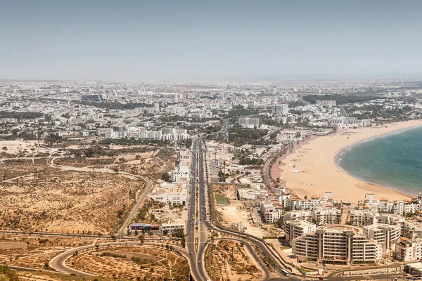 Vista da cidade de Agadir, Marrocos — Fotografia de Stock