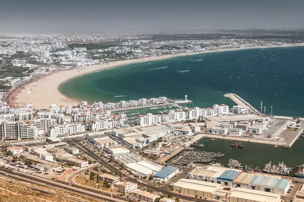 Uitzicht op de stad van agadir, Marokko — Stockfoto