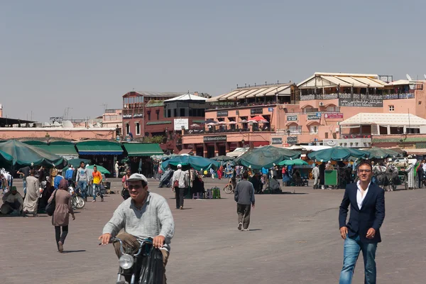 Jemaa 엘 자마 광장 — 스톡 사진