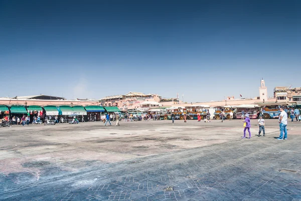 Plaza Jemaa el-Fnaa — Foto de Stock